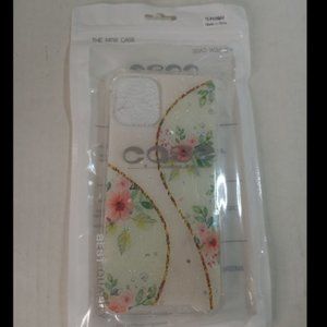 Glitter Floral Flower Cute Design Protective iPhone 12 Pro Max Case Cover